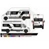 Kit bandes decoratives Galadria fourgon amenage Ducato Sprinter Transit Fun Stickers