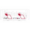 copy of Toyota manufacturer logo - - Complete Kit - Tuning Sticker Sticker Graphic Decals