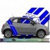 Fiat 500 kit stickers bandes racing style sportif autocollant Fun Stickers