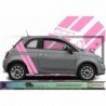 Fiat 500 kit stickers bandes racing style sportif autocollant Fun Stickers