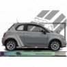 Fiat 500 kit stickers bandes racing style sportif autocollant Fun Stickers