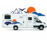 Camping-Car Pilote kit decoration autocollant vinyle longue duree Fun Stickers