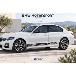 BMW Motorsport stripping lateral 180 cm bande decorative racing Fun Stickers