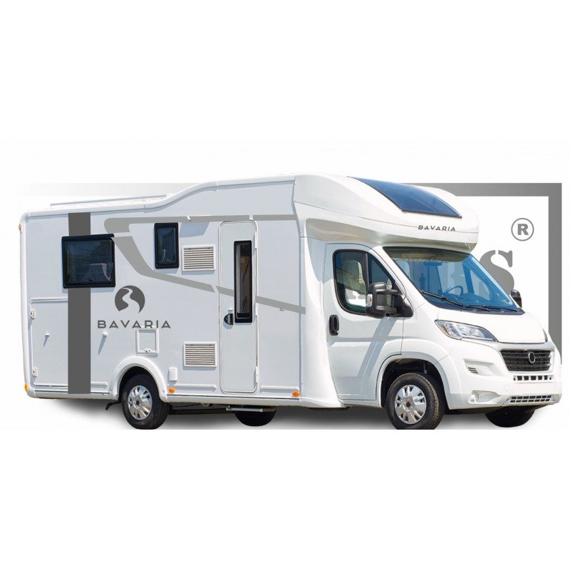 camping car mobile home caravan bavaria Kit sticker sticker
