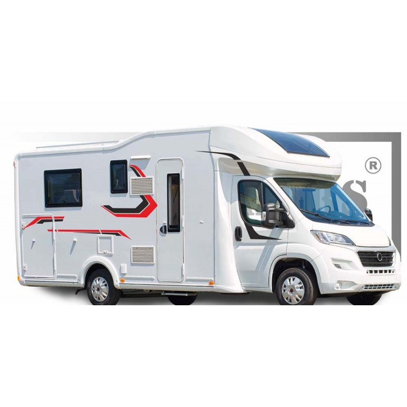 camping car mobile home caravan tibal Kit sticker sticker