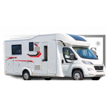 camping car mobile home caravan tibal Kit sticker sticker