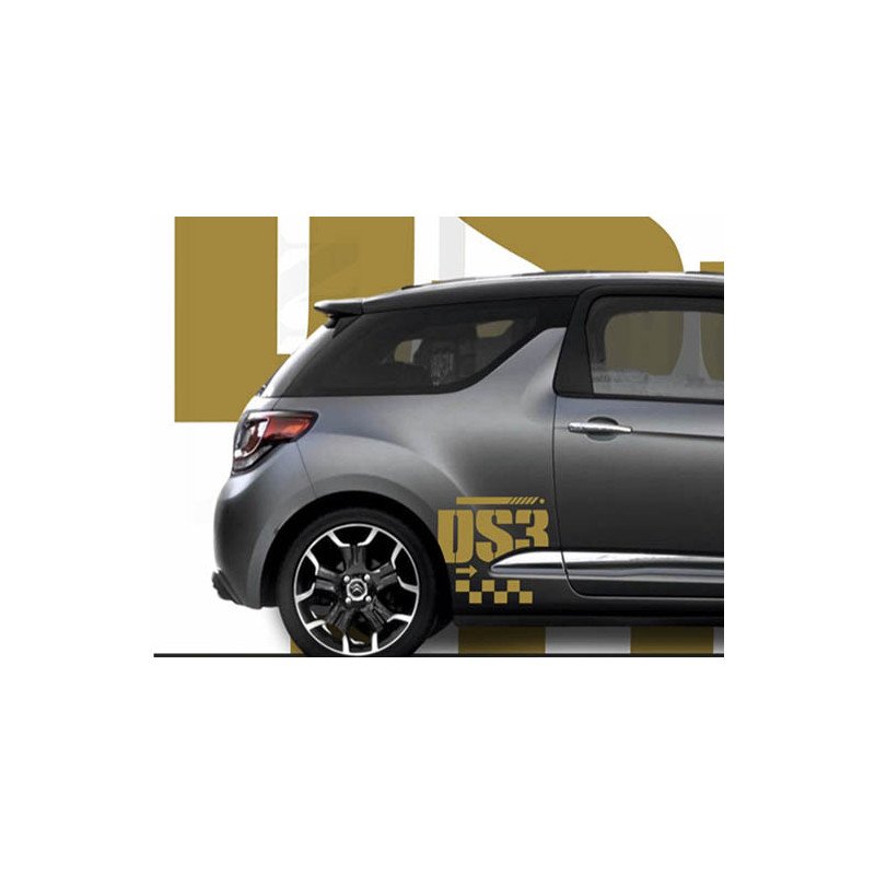 Citraen DS3 - Logos stickers side and hood - Tuning Sticker Sticker Graphic Decals
