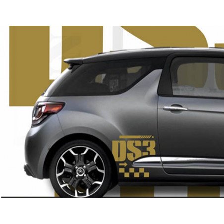 Citraen DS3 - Logos stickers side and hood - Tuning Sticker Sticker Graphic Decals