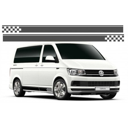 VW Transporter T4 T5 T6 Van kit decoration damier tuning Fun Stickers