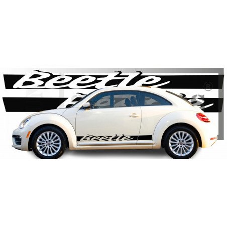 Volkswagen New Beetle Side Bands - Tuning Sticker Sticker Graphic Decals