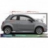 Fiat 500 Retro autocollant Signature stickers lateraux discrets Fun Stickers