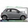 Fiat 500 Retro autocollant Signature stickers lateraux discrets Fun Stickers
