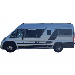 Kit bandes decoratives Galadria fourgon amenage Ducato Sprinter Transit Fun Stickers