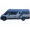 Kit Bandes Décoratives "GALADRIA" pour Fourgon Aménagé (Ducato / Boxer) - Stripping Vinyle HEXIS