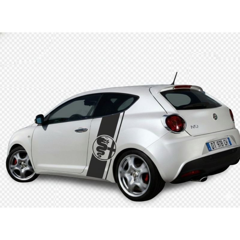 Alfa Romeo kit bandes laterales logo Serpent et Croix Fun Stickers
