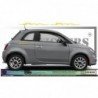 Fiat 500 Retro autocollant Signature stickers lateraux discrets Fun Stickers