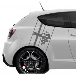 Alfa Romeo bandes laterales kit complet autocollant sticker Fun Stickers