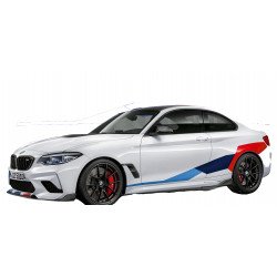 Kit bandes decoratives BMW M Performance Serie 1 2 3 5 Coupe Fun Stickers