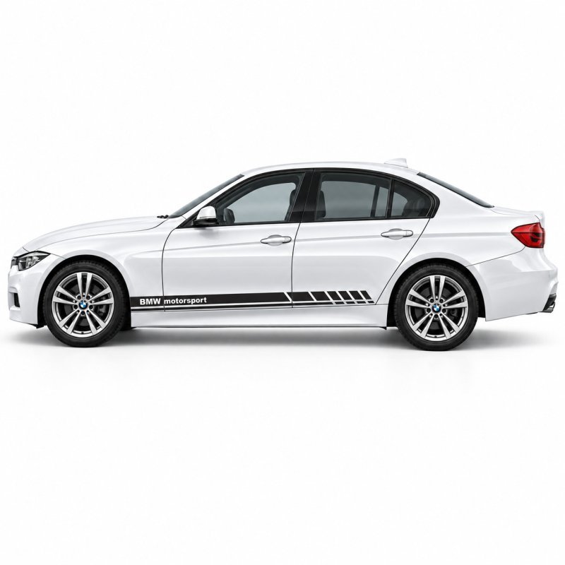 BMW Motorsport stripping lateral 180 cm bande decorative racing Fun Stickers