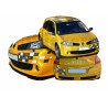 Kit stickers damier racing Renault Megane RS capot arriere Fun Stickers