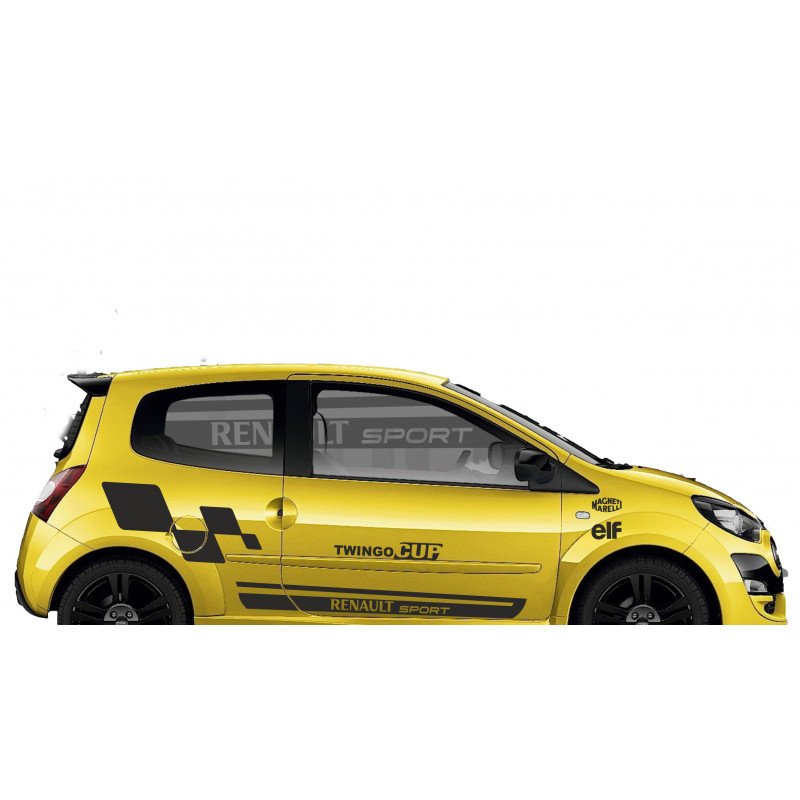 Renault Twingo CUP kit bandes decoratives stripping sport lateral Fun Stickers