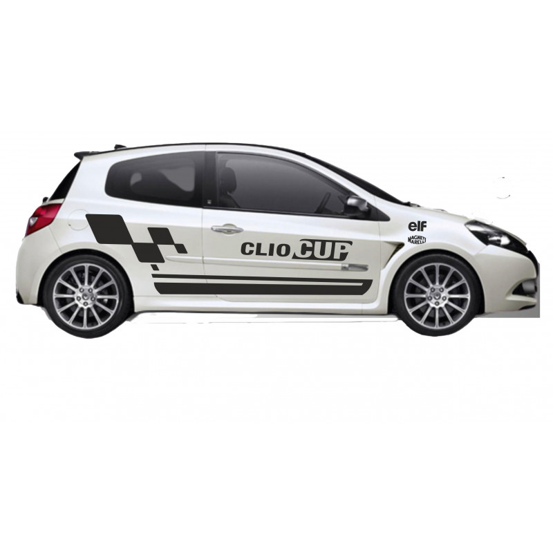 autocollant pour renault effet clio cup