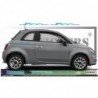 Fiat 500 Retro autocollant Signature stickers lateraux discrets Fun Stickers