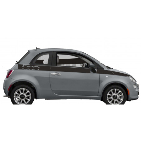 autocollant bandes laterales fiat 500