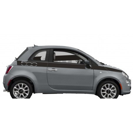 Fiat 500 - Kit Side Strips Logos 500 sticker stickers