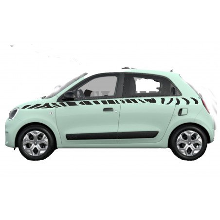 Renault Twingo 3 kit stickers Zebre Racing look unique Fun Stickers