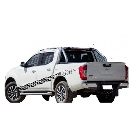 Sticker trace de pneu 4x4 universel stripping lateral pick-up SUV Fun Stickers