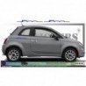 Fiat 500 Retro autocollant Signature stickers lateraux discrets Fun Stickers