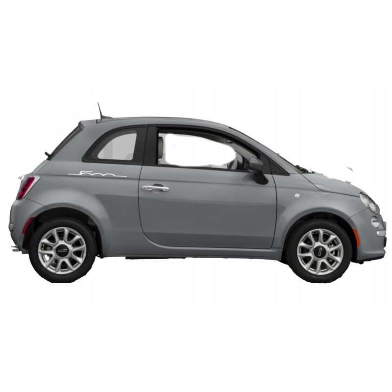 Fiat 500 Retro autocollant Signature stickers lateraux discrets Fun Stickers