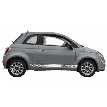Fiat 500 Abarth Strips Down sticker sticker decoration crates
