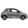 Fiat 500 Abarth Strips Down sticker sticker decoration crates