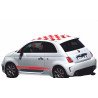 Fiat 500 Bands roof Abarth sticker sticker decoration kit