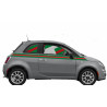 Décoration Voiture Fiat 500 – Bandes Rayées Luxe Vert/Rouge – Pose Facile style gucci