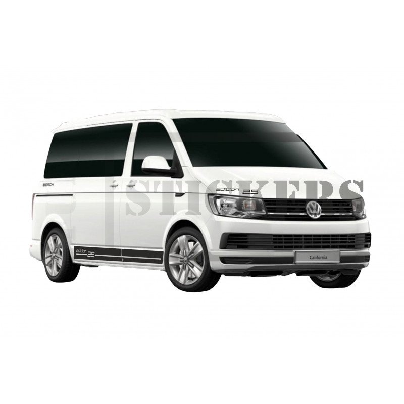 VW Transporter T5 T6 kit bandes Edition 25 autocollant Fun Stickers