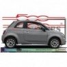 Fiat 500 lettrages 500 autocollants stickers Fun Stickers