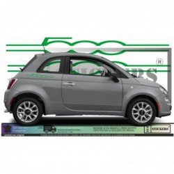 Fiat 500 lettrages 500 autocollants stickers Fun Stickers