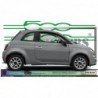 Fiat 500 lettrages 500 autocollants stickers Fun Stickers