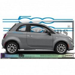 Fiat 500 lettrages 500 autocollants stickers Fun Stickers