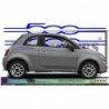 Fiat 500 lettrages 500 autocollants stickers Fun Stickers