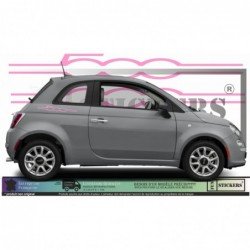 Fiat 500 lettrages 500 autocollants stickers Fun Stickers