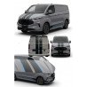copy of Ford Transit Custom Bands side tailgate hood Kit Decoration - Tuning Sticker Sticker Graphic Decals
