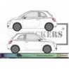 Fiat 500 - Complete Side Strip Kit 500 Signature - Tuning Sticker Sticker Graphic Decals
