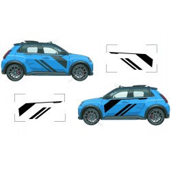 Racing Stripe Stickers Renault 5 / A290 – 10 Colors