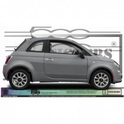 Fiat 500 lettrages 500 autocollants stickers Fun Stickers