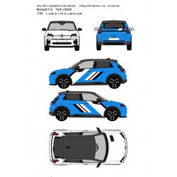 Kit Déco Alpine F1 Team Renault 5 E-Tech Alpine A290 | Fun Stickers