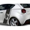 Kit Bandes Latérales avec Logo Alfa Romeo 13 Couleurs | Fun Stickers